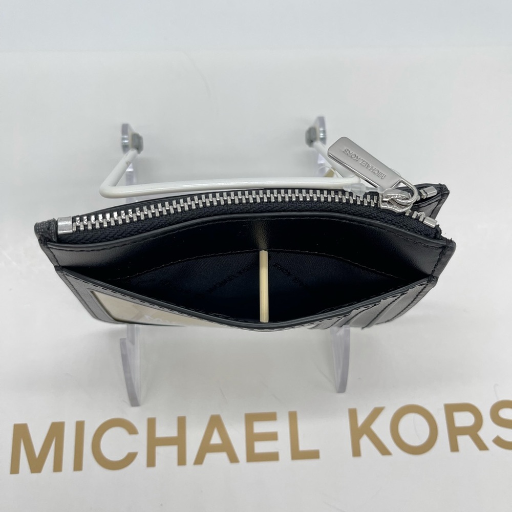 Michael Kors Small TZ Coinpouch w/ID Black - Picture 5 of 6